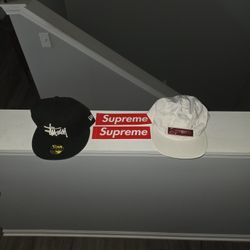 New STUSSY and SUPREME Hats 