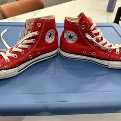 Red Converse Hightops