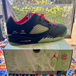 Air Jordan Retro 5 low x CLOT (glow in dark) - Size 13