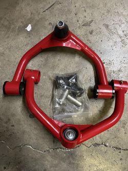 LA Zona Auto Parts 2011 to 2019 Chevy Silverado Sierra 2-4 in. Lift Front Upper Control Arms Brazos de control