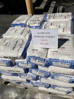 Super Set White Thinset