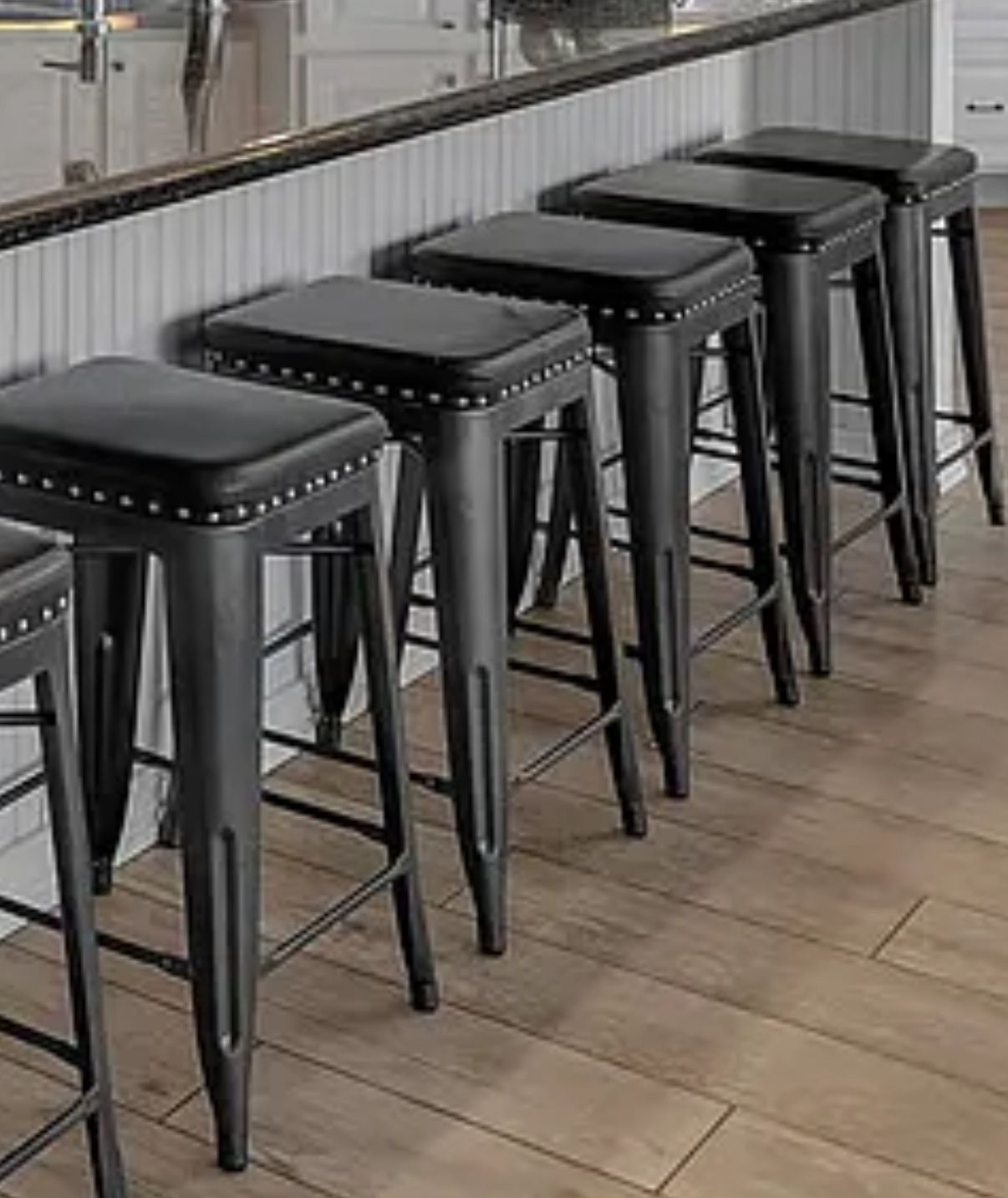 4 Bar Stools 25” Counter Height