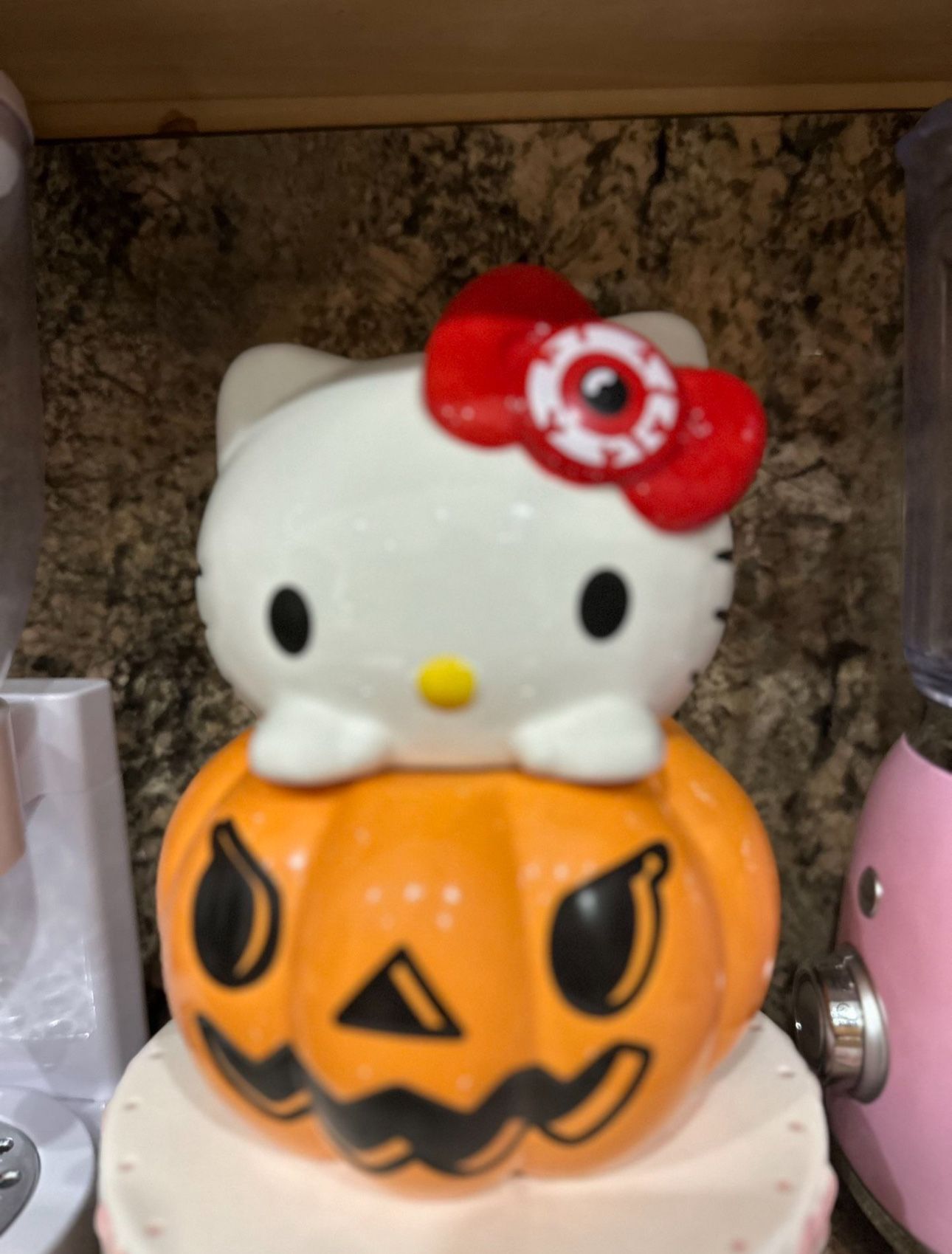 Hello Kitty Pumpkin ๐ Halloween Cookie Jar