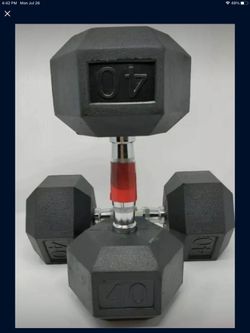 40.lbs x 2 dumbbell set NEW