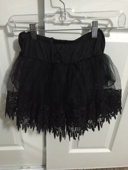 Black costume skirt