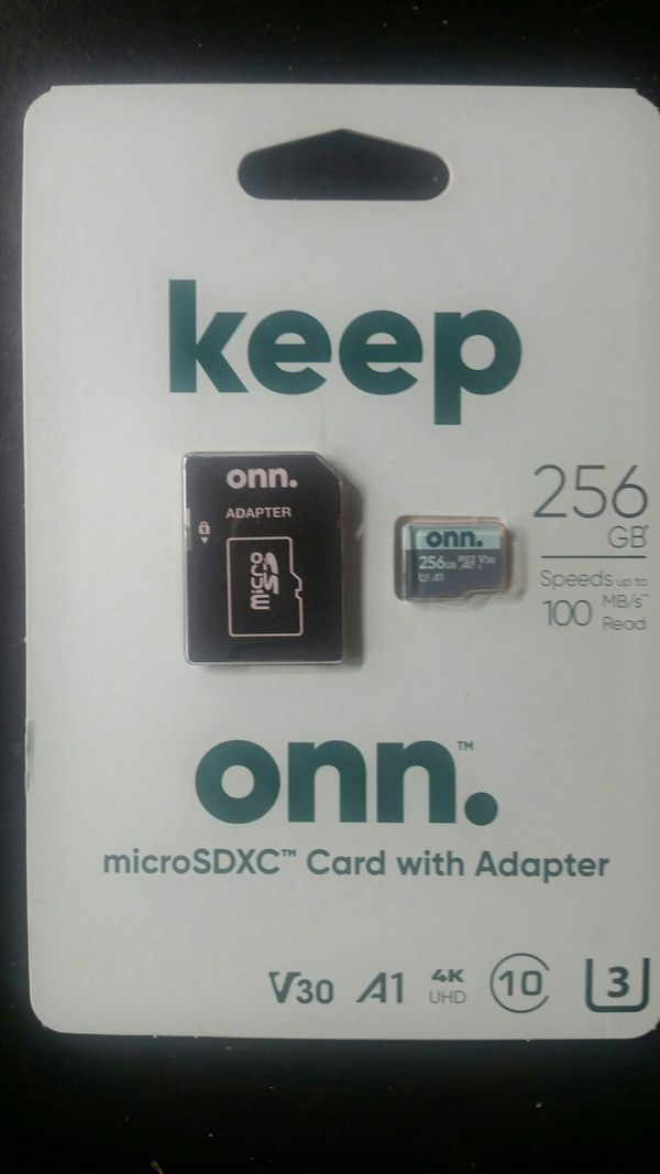 Onn 256gb micro sd memory card 4k for Sale in Norwalk, CA - OfferUp