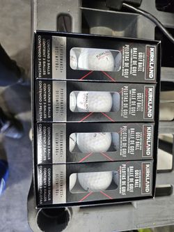 NEW Costco Kirkland Signature 3-Piece Urethane Cover White Golf Balls - 12 Pack