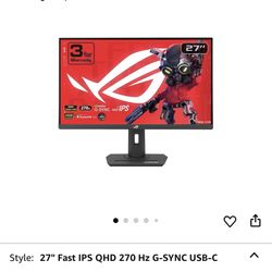 Asus 1440p 27inch monitor 