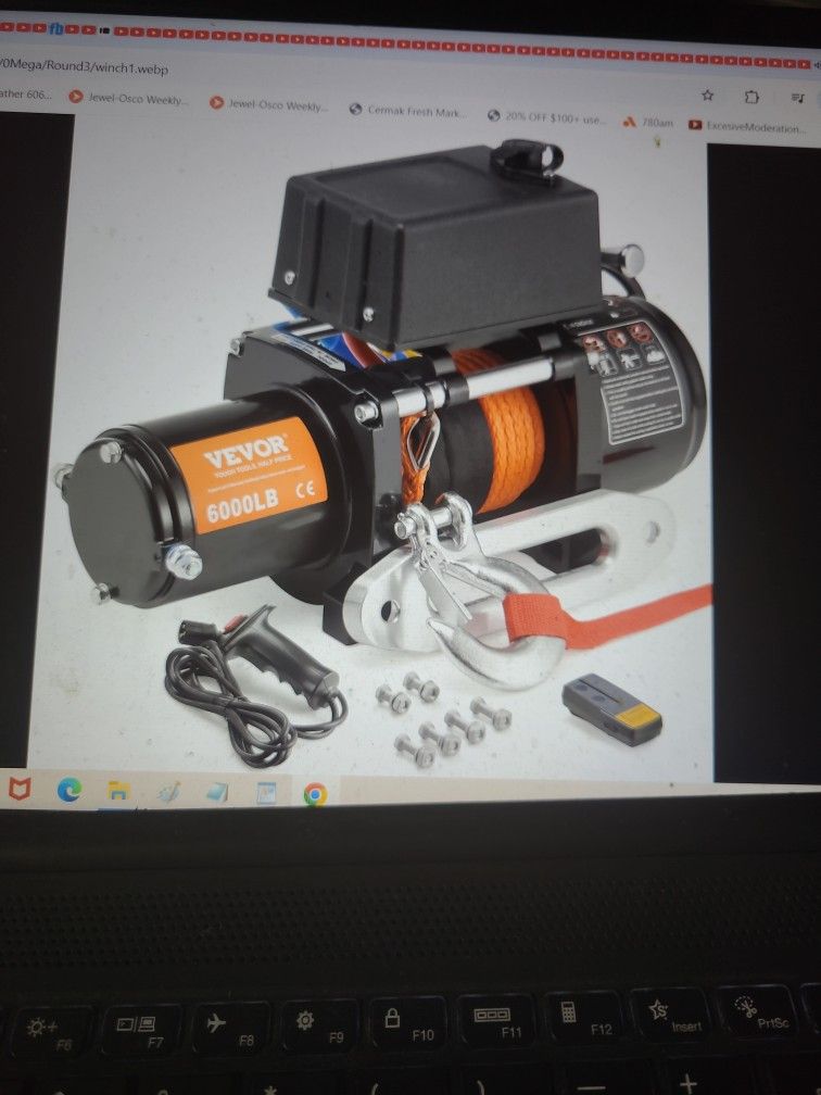 Brand New In Box 12v Winch $200