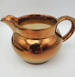 BCM Nelson Ware Copper Lusterware Vintage Creamer