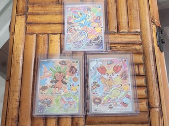 Chespin 058 Fennekin 059 Froakie 060 Promo