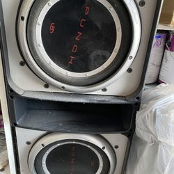 Bocinas con cajón