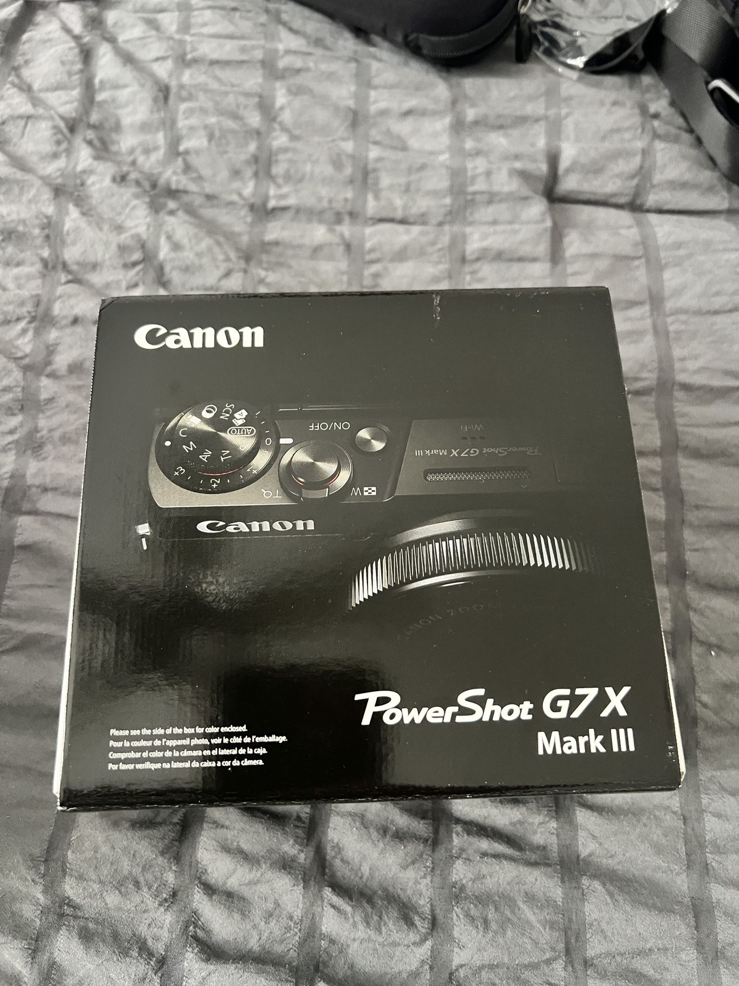 Canon G7x Mark iii 20.1 MP Black Brand New With Receipt