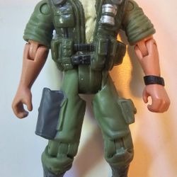 2002 Hasbro GI Joe V9 First Sergeant/GI Joe Field Commander DUKE 3.75in Figure