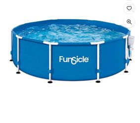 10ft Round Metal Frame Pool