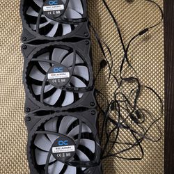 Alphacool Rise Aurora 120mm pc fans (x3) + Radiator