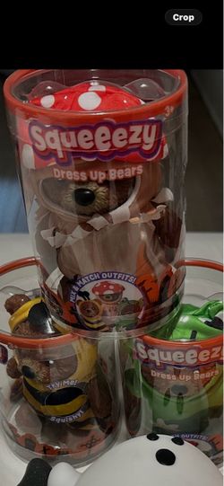 Squeeze Halloween bear set