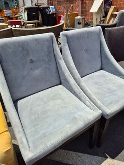 BABY BLUE DINING CHAIRS