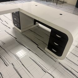 L Shaped Modern Executive Desk 