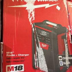 Milwaukee M18 Radio / Charger $280 