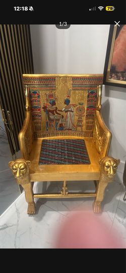 Tutankamón throne chair .
