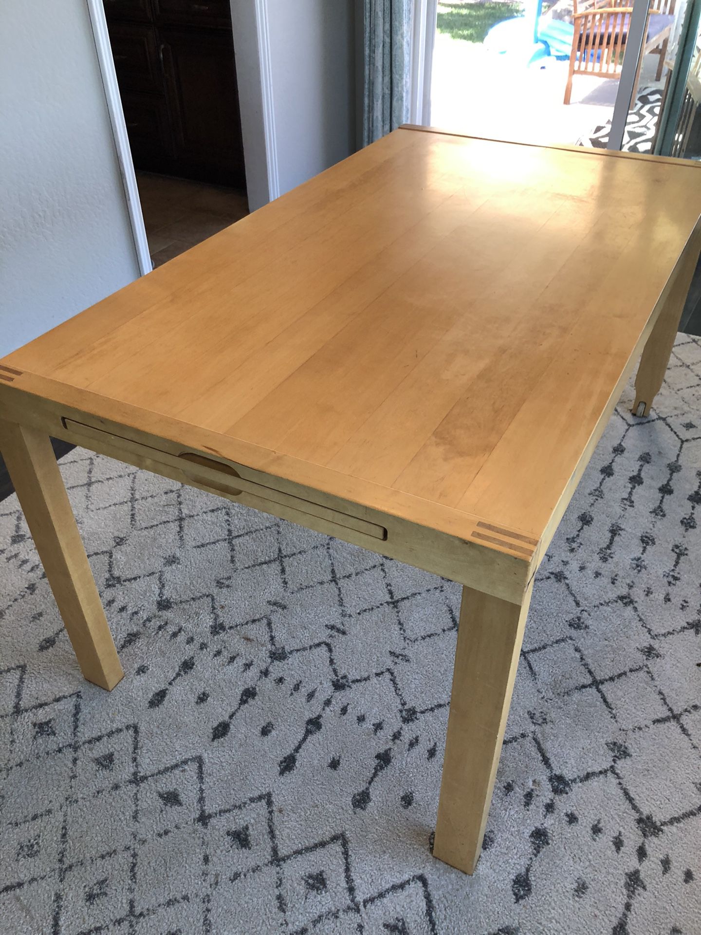 Dining table with extension - IKEA
