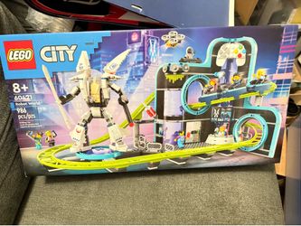 Lego City Robot World Roller Coaster 60421 damage box