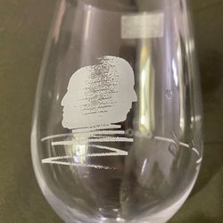 Crystal wine glasses one if kind