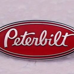 New Peterbilt Pin. Belt Buckles, Hats, Sweatshirts, Emblem Badges Sold Separately.  SHIPPING AVAILABLE 