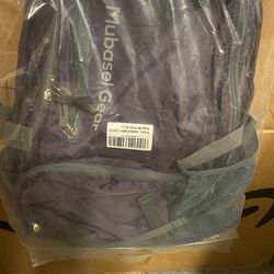 Backpack Waterproof Lightweight Bag For Women Men Purple 