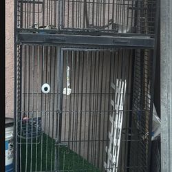 Jaula  doble  para wacamaya  o pericos
