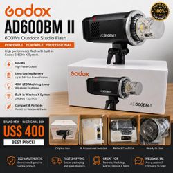 Godox AD600BM II 600Ws Outdoor Studio Flash – Brand New | $400