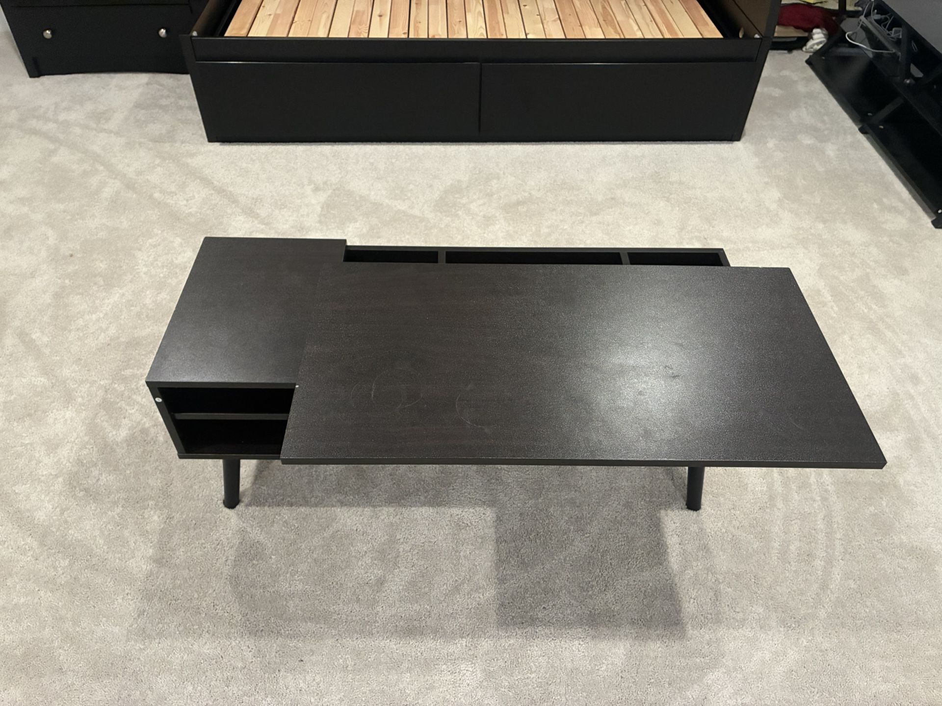 Small Lift Top Coffee Table Espresso Color