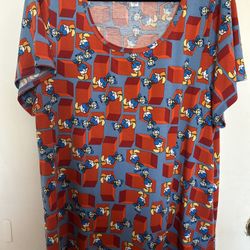 Women's Plus Size 3X Disney Classic T  Donald Duck New Without Tags