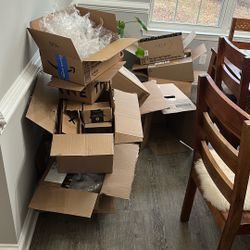 Moving Boxes & Bubble Wrap