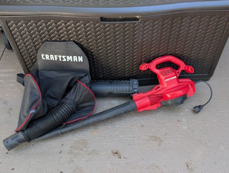 Craftsman Blower With Leaf Bags