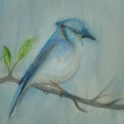 Bird Painting on Canvas