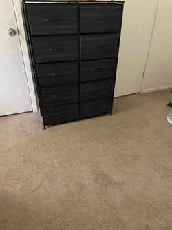 Black bedroom dresser