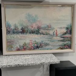 $50.00 cash....Signed 
Oil Painting on canvas 
48in x 28in