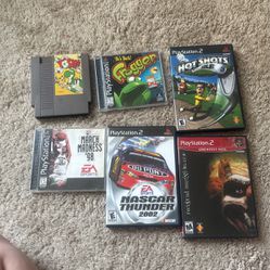 Various Games PS1, PS2, NES