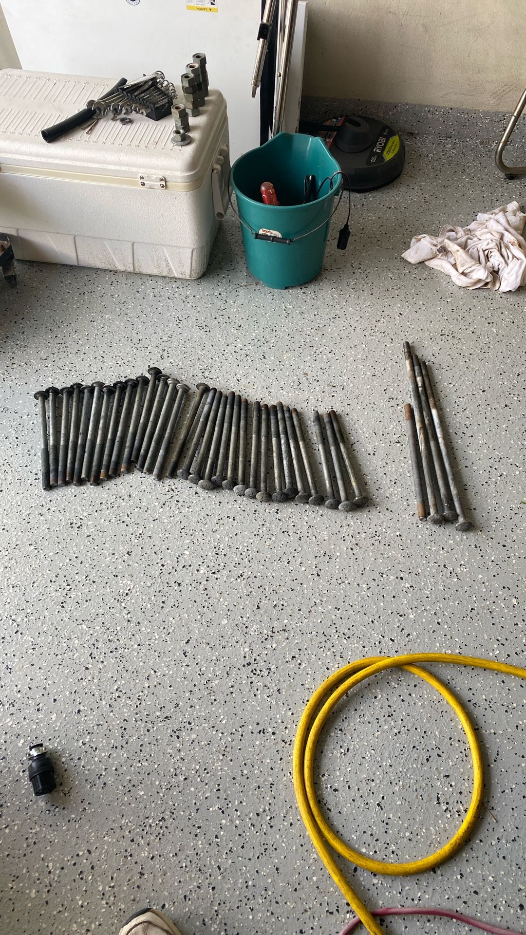 30-10"x 5/8 Galvanized Bolts