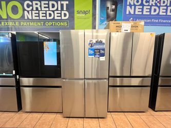 Samsung 23 cu. ft. Counter Depth 4-Door French Door Refrigerator with Beverage Center in Stainless Steel