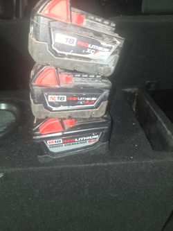 Milwaukee batteries
