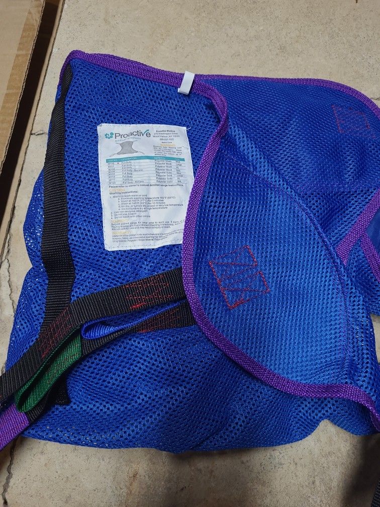 Proactive Hoyer Lift Mesh Sling Full Body Medium