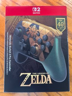 The legend of Zelda 40th anniversary switch 2 pro controller