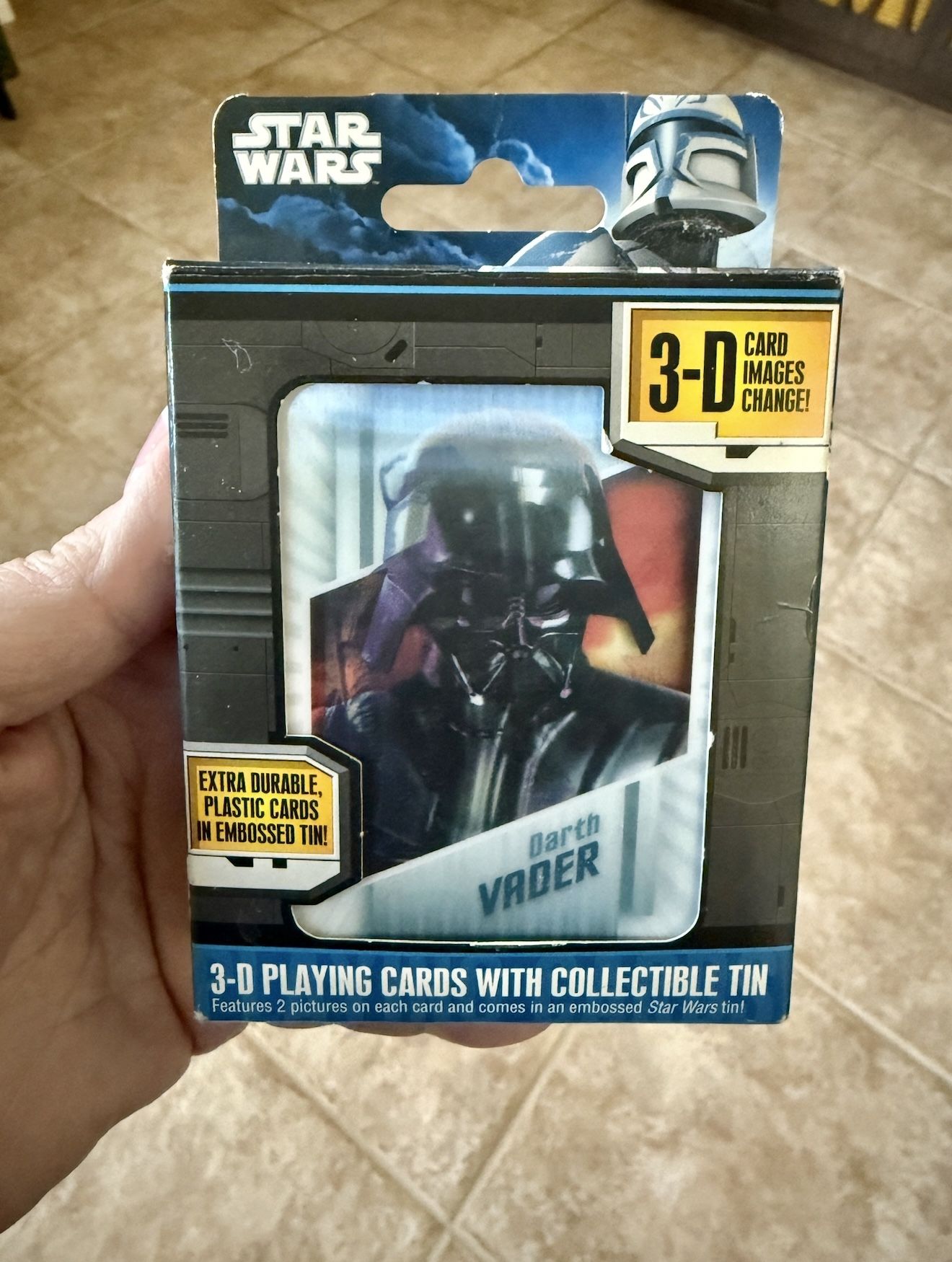 Cartamundi Star Wars 3D Playing Cards with Collectible Tin