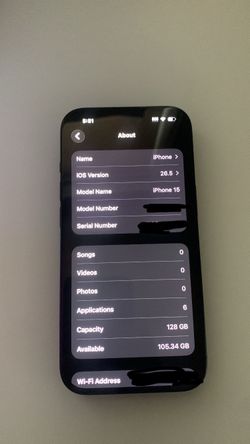 iPhone 15 128GB – New 📱