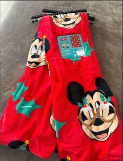 2 Christmas Mickey Mouse Blanket