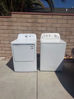GE Dryer and Kenmore Washer Set