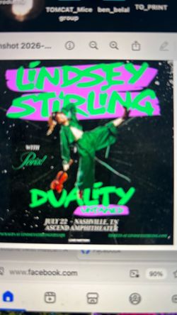 1 ticket Lindsey stirling july 22 Nashville